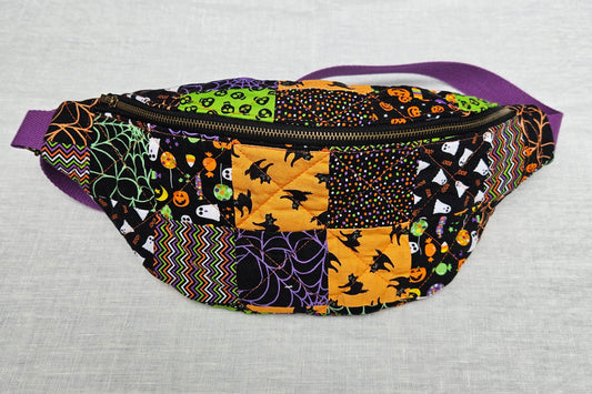 Quilted Halloween Fanny Pack/Cross Body
