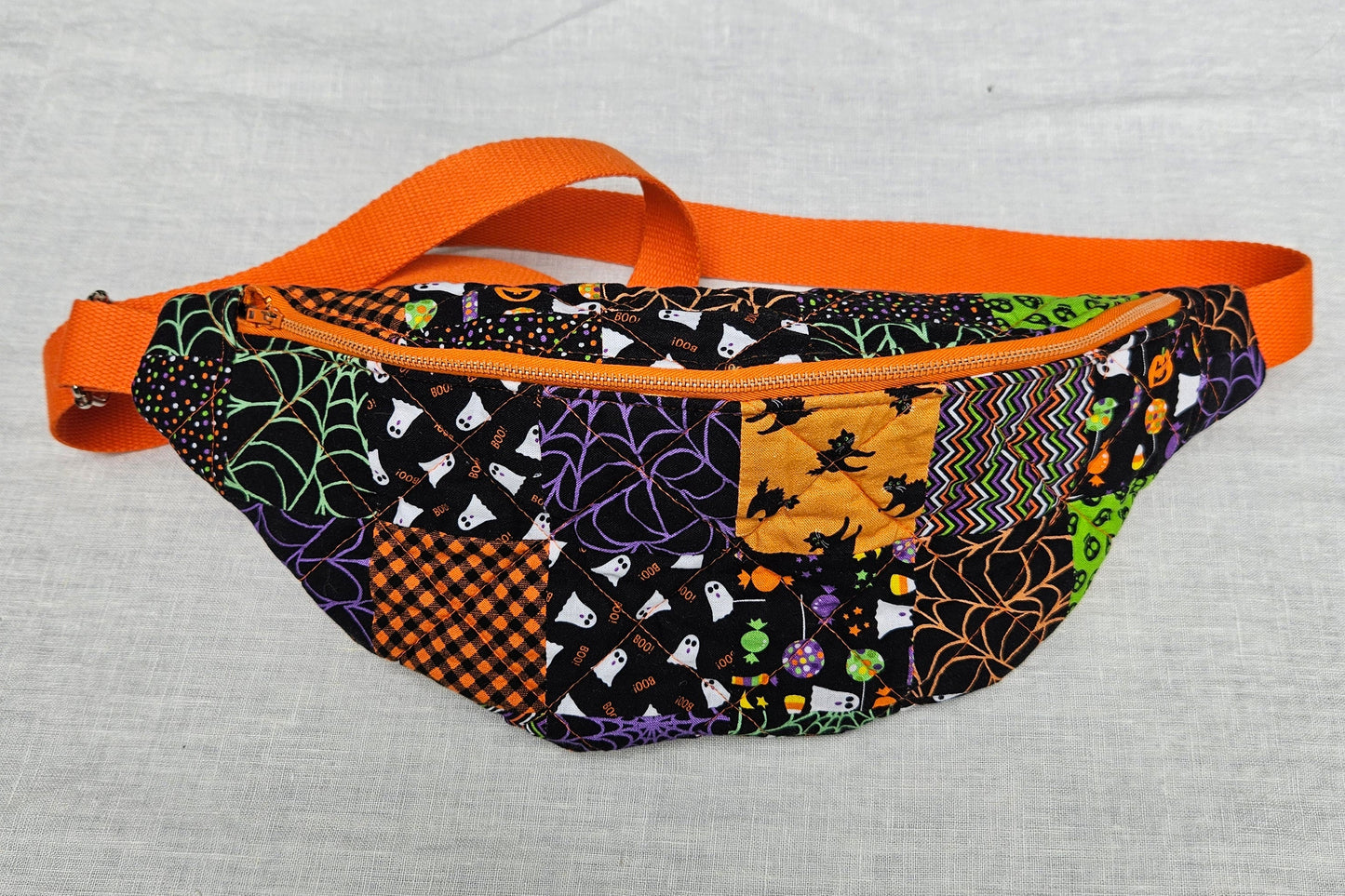 Quilted Halloween Fanny Pack/Cross Body