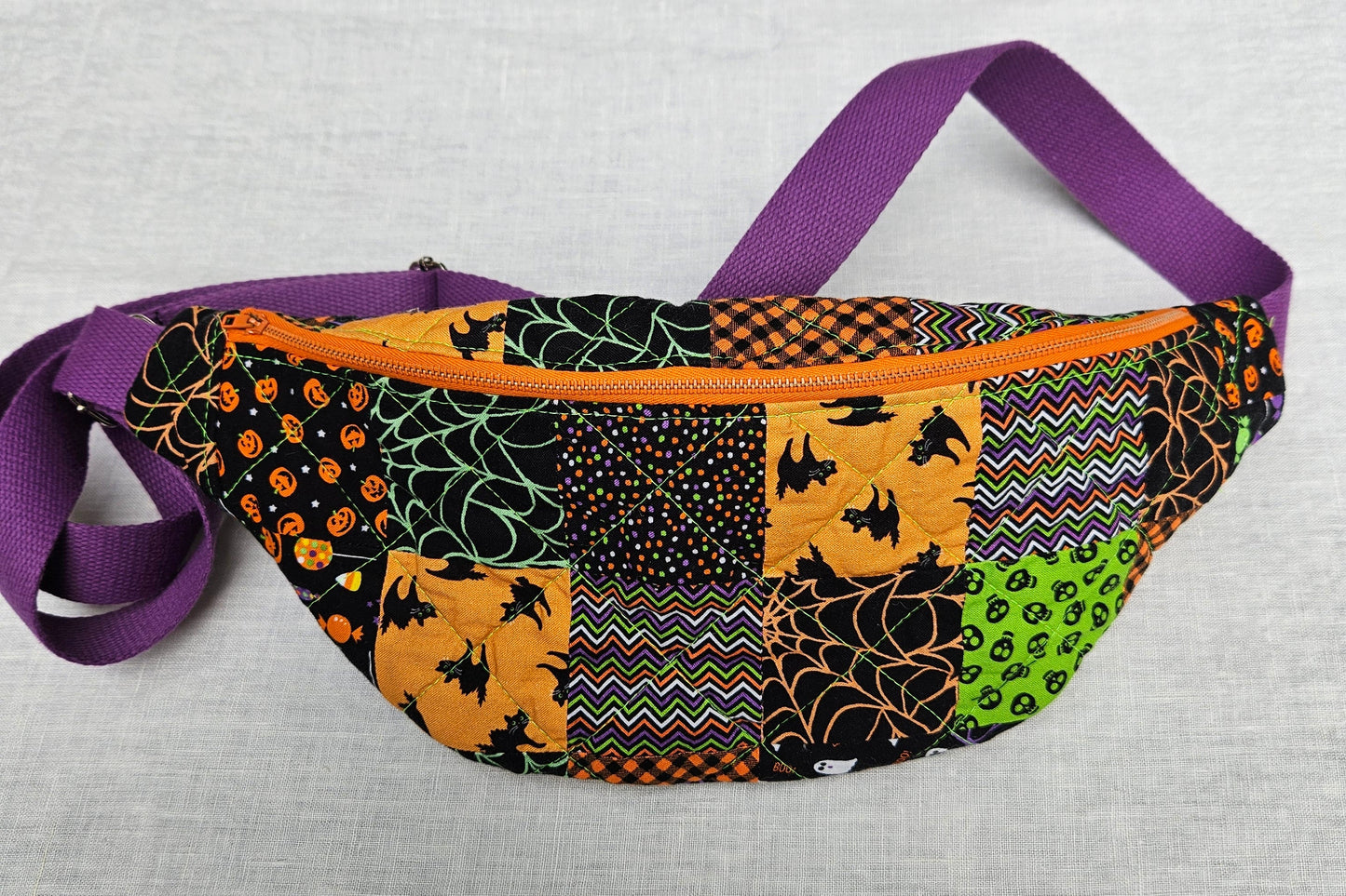 Quilted Halloween Fanny Pack/Cross Body