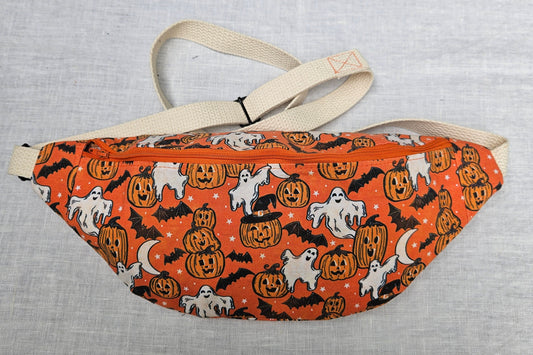 Vintage Print Halloween Fanny Pack/Crossbody