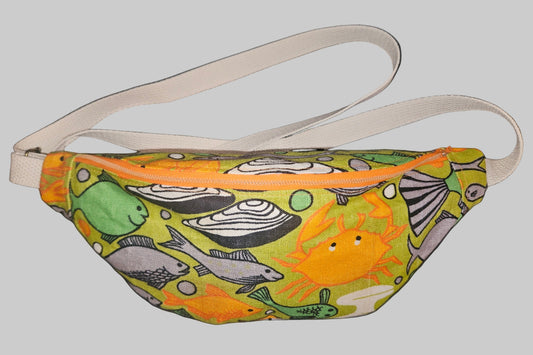 Fish Tea Towel Fanny Pack/Cross Body