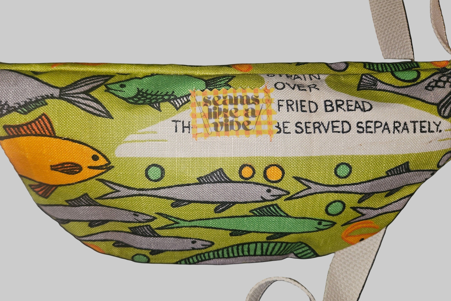 Fish Tea Towel Fanny Pack/Cross Body