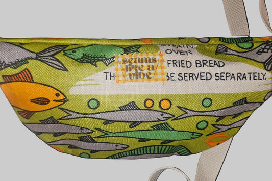 Fish Tea Towel Fanny Pack/Cross Body
