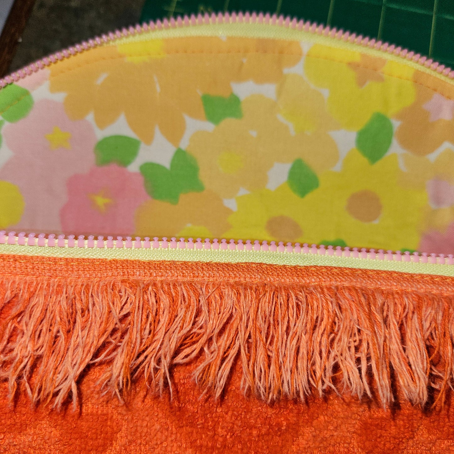 Vintage Orange Towel Fanny Pack/Crossbody