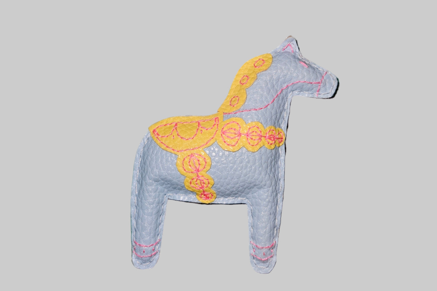 Swedish Dala Horse Bag Charm (Pastel)