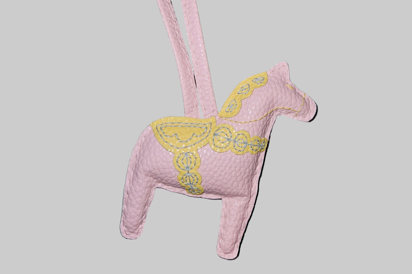 Swedish Dala Horse Bag Charm (Pastel)